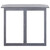  Folding Balcony Table 35.4"x19.7"x29.1" Solid Acacia Wood A949-46326