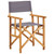  Director's Chairs Solid Acacia Wood A949-45951