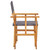  Director's Chairs Solid Acacia Wood A949-45951