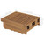  Folding Sun Lounger with Cushion Solid Acacia Wood A949-3064165