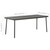  Patio Table Dark Gray 70.9"x32.7"x28.3" Steel A949-46632