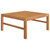  5 Piece Patio Lounge Set with Cream Cushions Solid Teak Wood A949-3087198