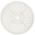  5 Piece Bistro Set Cast Aluminum White A949-3070609