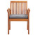  Patio Dining Chairs with Cushions 2 pcs Solid Acacia Wood A949-45970