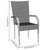  5 Piece Patio Dining Set Black Poly Rattan A949-3156656