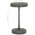  Patio Table Gray 23.8"x41.7" Poly Rattan A949-45857