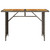  2 Piece Patio Dining Set with Cushions Gray Poly Rattan A949-366337