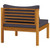  4-Seater Patio Sofa with Cushion Solid Acacia Wood A949-3086901
