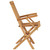  Folding Patio Chairs 3 pcs Solid Teak Wood A949-315444
