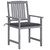  Patio Chairs with Cushions 8 pcs Solid Acacia Wood Gray A949-3078222