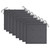  Patio Chairs with Cushions 8 pcs Solid Acacia Wood Gray A949-3078222