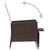  2 Piece Patio Lounge Set with Cushions Poly Rattan Brown A949-310232