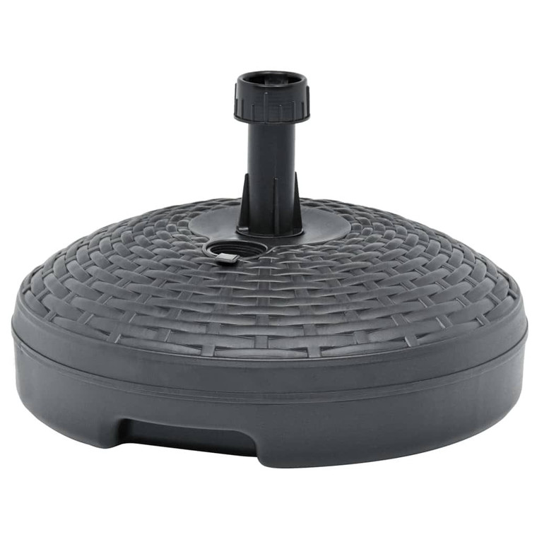 Umbrella Base Sand/Water Filled 5.3 gal Anthracite Plastic Rattan A949-48771