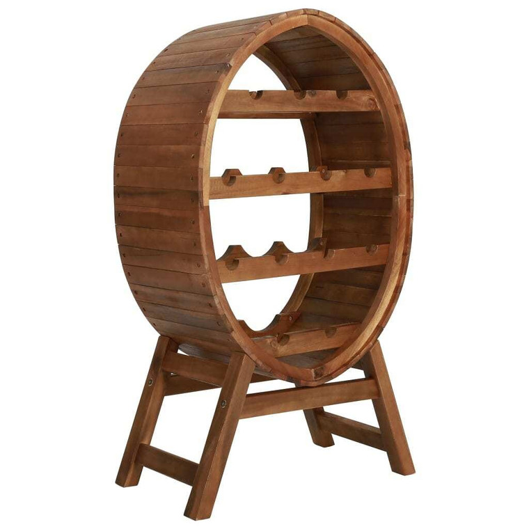 Wine Rack 13 Bottles Solid Acacia Wood A949-44036