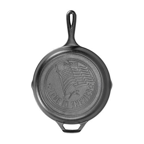 Black 10 inch Lightweight Cast Iron Skillet Set Made in USA Q280-USATUPMA1776