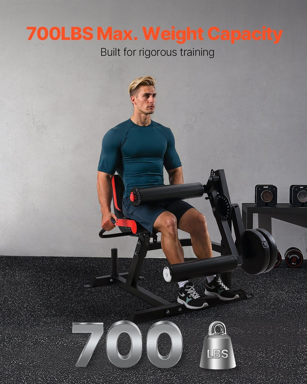 Leg Extension and Curl Machine, 700 lbs Capacity Lower Body Special Leg Machines, Adjustable Leg Ex E415-ZSTJJBKZDDGNK525UV0