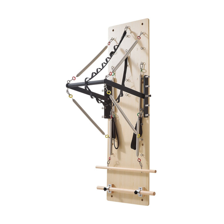 Wall Mounted Pilates Reformer Machine, Maple Wood Pilates Springboard, Exercise Equipment with Resi E415-PLTQBMC00000QBKQHV0