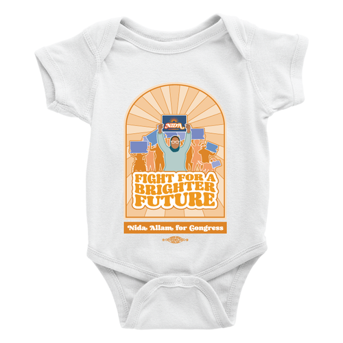 Fight For A Brighter Future (White Onesie)