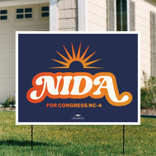 Nida For Congress (24" x 18" Coroplast Yard Sign)