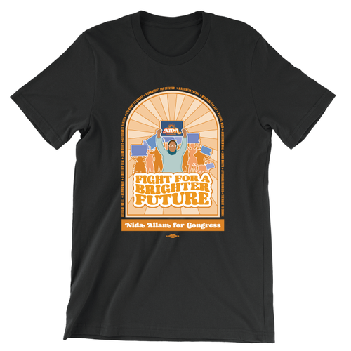 Fight For A Brighter Future (Unisex Black Tee)