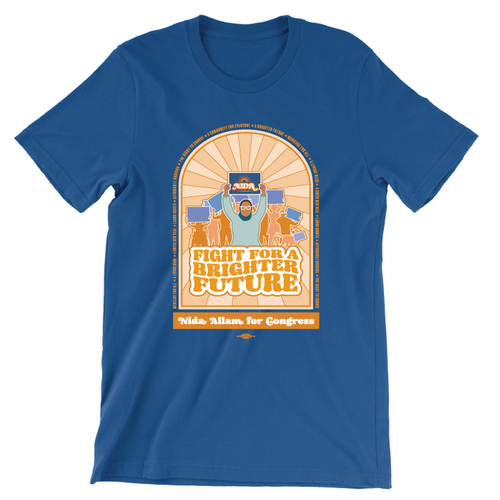 Fight For A Brighter Future (Unisex Royal Blue Tee)
