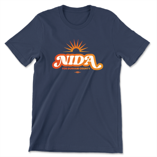 Nida For Durham (Unisex Navy Tee)