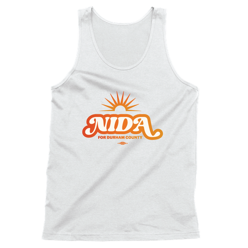 Nida For Durham (Unisex White Tank)
