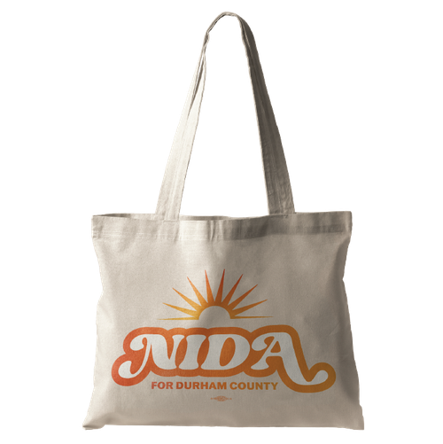 Nida For Durham (Natural Canvas Tote)