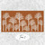 Trees Australian laser cut privacy screen decorative panel corten or powder coated