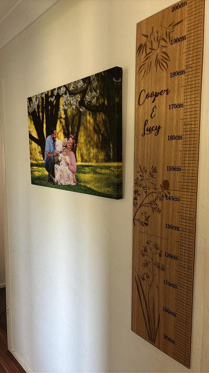 Personalised Wooden Height Chart