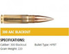 ArmscorUSA - 300 Blackout - 220gr - HPBT - 20rnd/Box