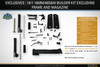 1911 CAL 10mm & 40S&W TAC Builders Kit Excluding Frame and Magazine