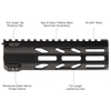 UTG PRO® Arwen 7" M-LOK® Free Float Handguard (Black) by UTG