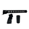 VR80 "SLOTS" FURNITURE SET, BLACK ALUMINUM W/ FULL RAIL FOREND, PISTOL GRIP AND SHORT SHROUD