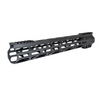 AR-15 223/55.6 Super Light Slim Free Float M-LOK Handguards w/ Partial Top Rail 13"
