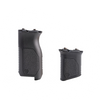Angled Vertical Grip with Cable Management - Black