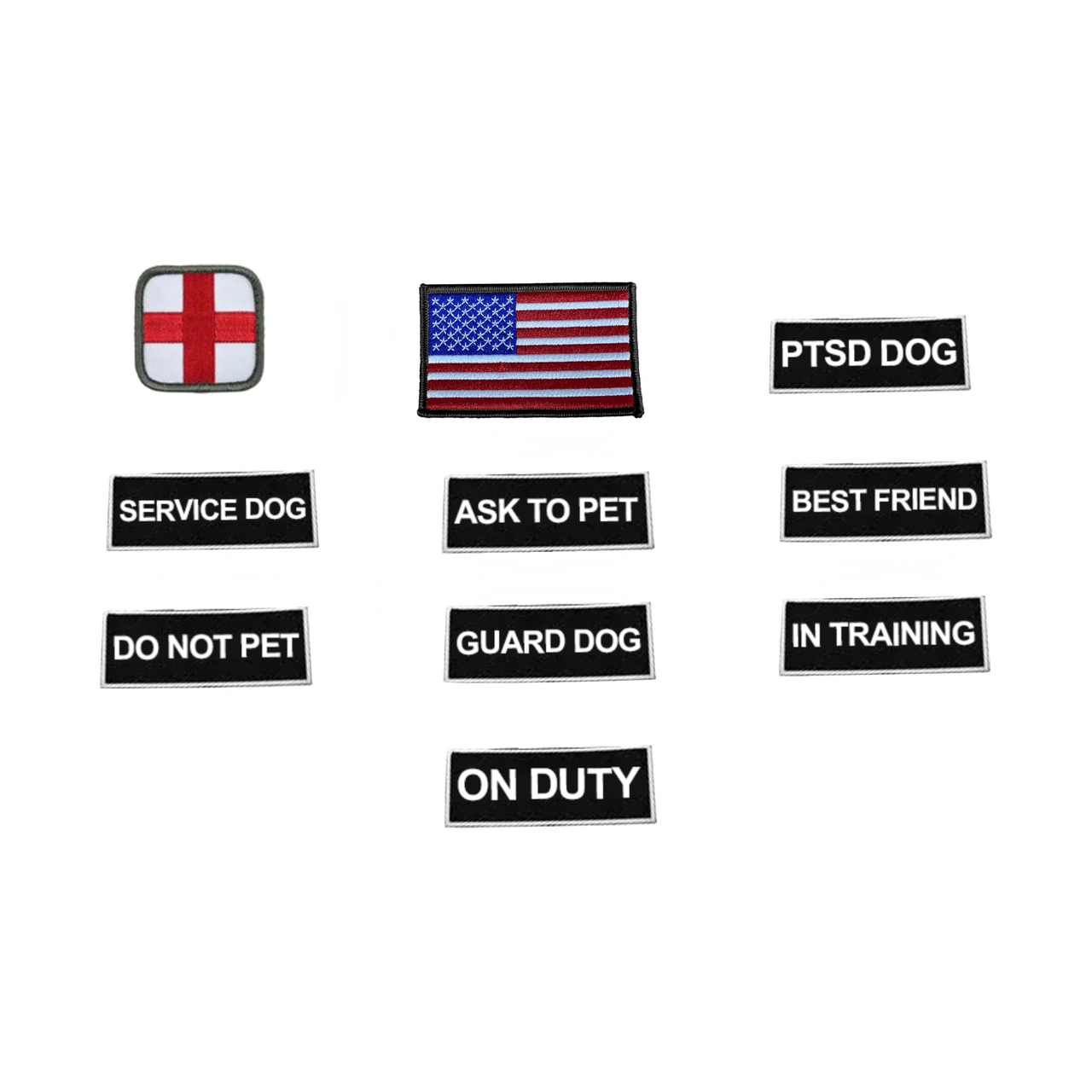 Boss Tactical Dog Patches