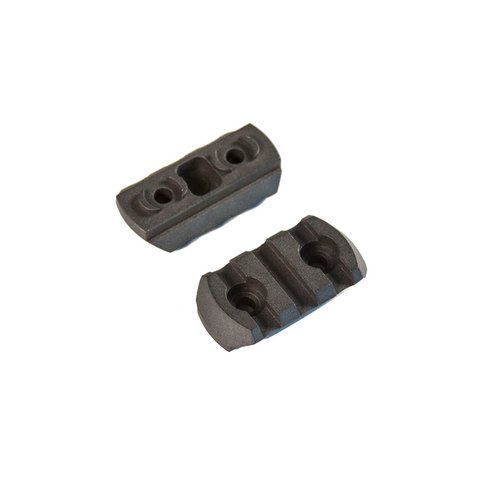 M-Lok Picatinny Rail - 3 Slot - Pack of 2x 1.5" - Polymer by J&E Machine Tech