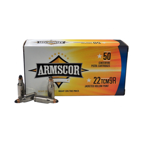 ArmscorUSA - 22TCM9R - 39gr - JHP - Nickel Casing - 50rnd/Box FAC22TCMNR-1N Armscor USA