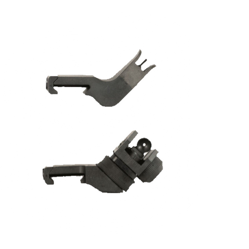 AR15 45 Degree Fixed Offset Polymer Front & Rear Sights by J&E Machine Tech