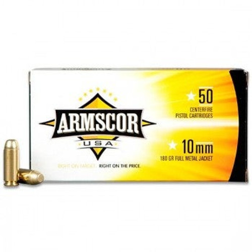 ArmscorPrecision - 10mm - 180gr - FMJ - 50rnd/Box 50181 Armscor Philippines