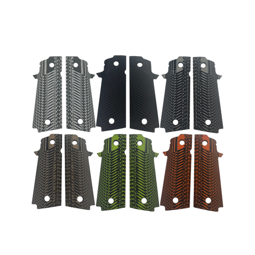 1911 - A2/Double Stack - High Capacity G10 Grips - Long/Non-Magwell Pistol HiCapL-OP2-0 Stoner CNC