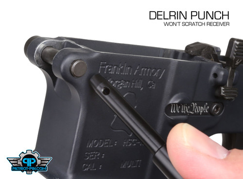 AR-15 Front Pin Tool Set - Delrin Punch & Detent Installer/Remover by Patriot-Pin