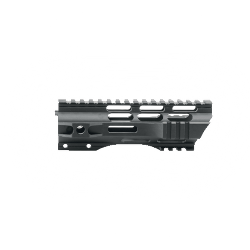 7" M-Lok Free Float Slant Cut Quad Rail Handguard PS-223MLK7GBLK J&E Machine Tech