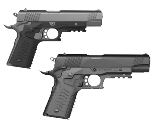 Recover CC3H Grip and Rail System for the 1911