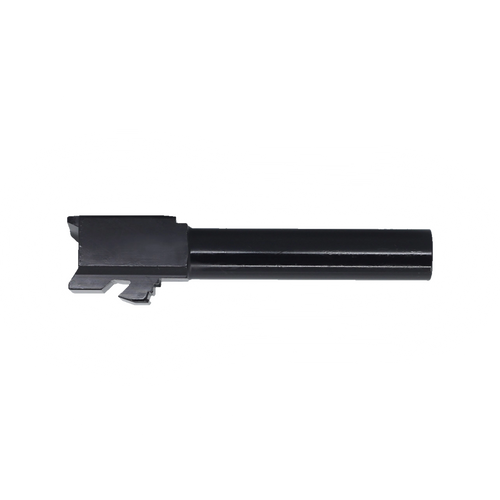 Glock 19 unthreaded barrel. Black Nitrade