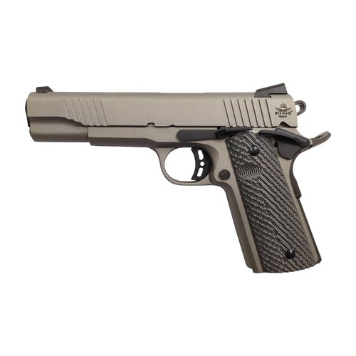 Rock Island Armory 6" Target 1911 .45 ACP Long Ramped Bull Barrel – Matte Nickel, MPN 54350mn