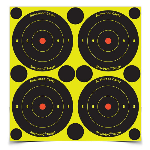Shootnc  Self-adhesive Targets - 3" Bull's-eye, Pack
