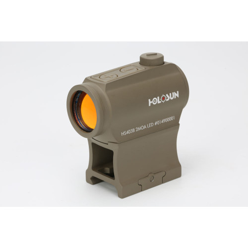 Elite Micro Reflex Sight - Fde, 2 Moa Green Dot, 20mm