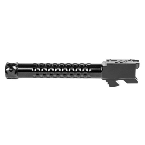 OPTIMIZED THREADED MATCH BARREL - BLACK, GLOCK 17 GEN 1-4, 1/2X28, DLC